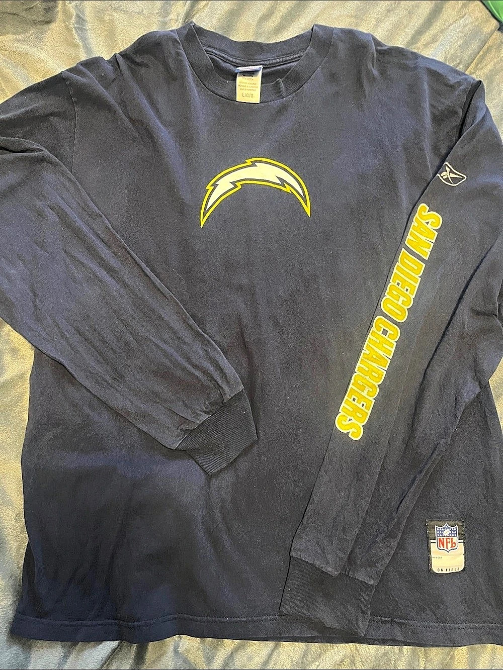 NFL Los Angeles Chargers ( SAN DIEGO CHARGERS) long sleeve tee Long Sleeve Tee i